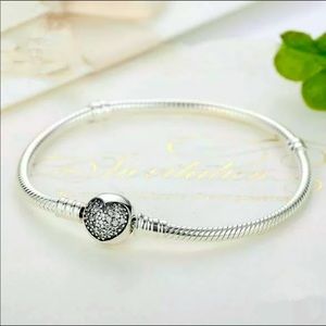 New 925-Charm Bracelet fit Original Pandora Charm